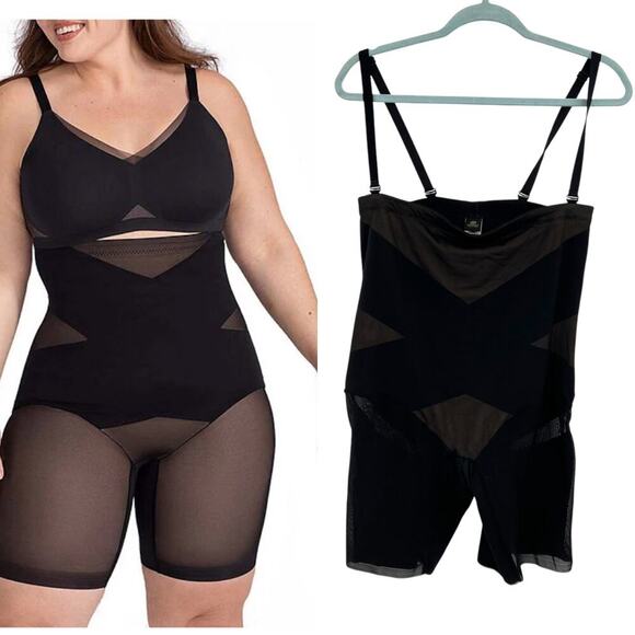 Honeylove SuperPower High Compression Breathable Sculpt Shorts Black Size 2XL‎ - Picture 1 of 13